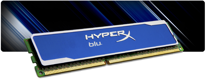 Memoria Hyper X Blu 4GB 1600MHz DDR3 KHX1600C9D3B1/4G Azul - Kingston