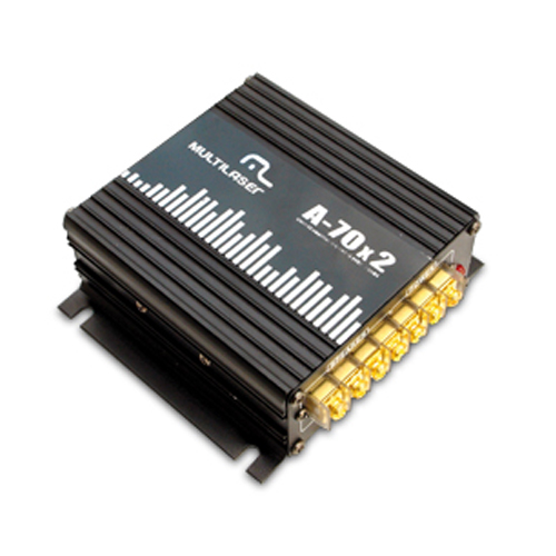 Amplificador Eletrico de Audio Frequencia 2x35 W AU902 - Multilaser