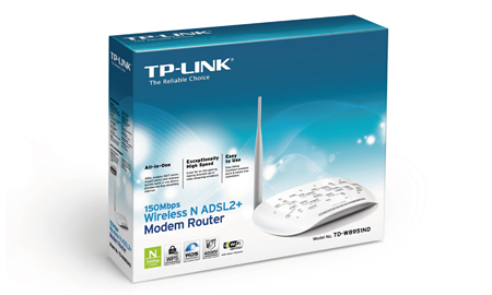 Modem ADSL2+ Wireless Router TP-Link TD-W8951ND (150Mbps) - Tplink