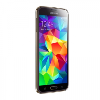 Smartphone Galaxy S5 com Android 4.4, Quad Core 2.5 Ghz e Câmera de 16 MP com Flash Dourado LED SM-G900M - Samsung