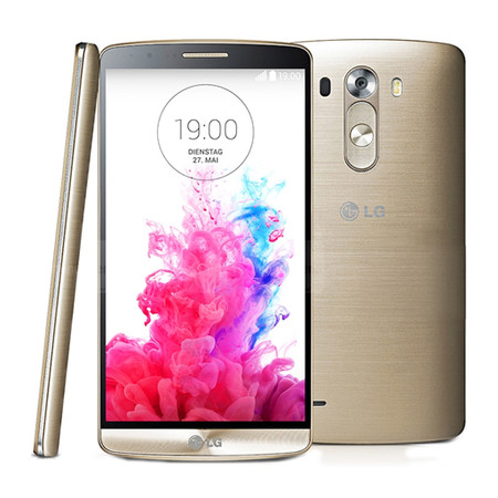 Smartphone G3, 4G, Android 4.4, 16GB, Tela de 5.5, Câmera 13MP, Dourado - D855P + Carregador sem Fio Incluso - LG