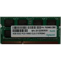 Memória de Notebook 4GB SODIMM DDR3 1333Mhz PC3-106000 CL9 78.B2GCY.9K00C - Apacer