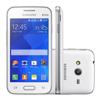 Smartphone Galaxy Ace 4 Lite Duos Dual Chip Branco Android 4.4 3G/Wi-Fi Câmera 3MP 4GB SM-G313ML/DS - Samsung