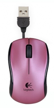 Mouse Optico Retratil USB M125 Rosa - Logitech