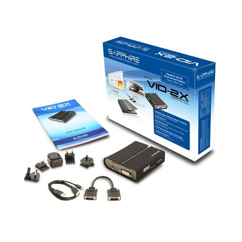 Expansor de Vídeo Vid-2X (Thunderbold/DisplayPort/DualLink-DVI) PSE-DV2185 4L0001-01-40G - Sapphire