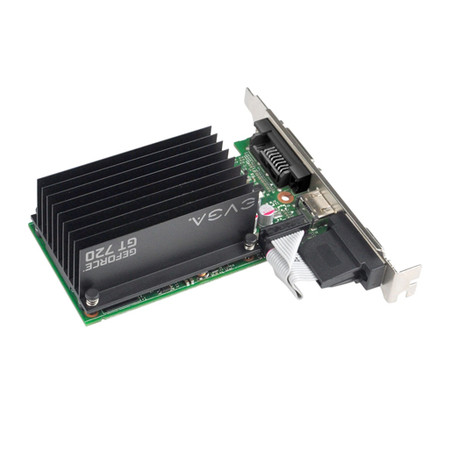 Placa de Vídeo Geforce GT720 1GB DDR3 64Bit 01G-P3-2722-KR - EVGA