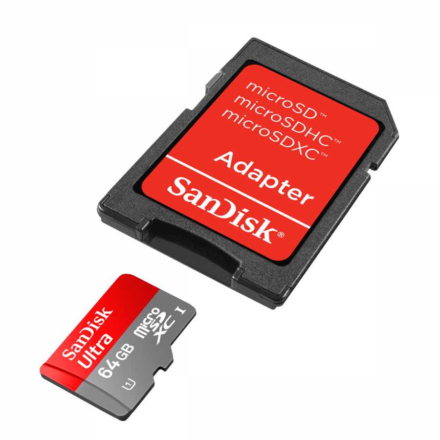 Cartão de Memória 64GB Micro SDXC UHS-I Classe 10 Ultra SDSDQUA-064G-U46A - Sandisk