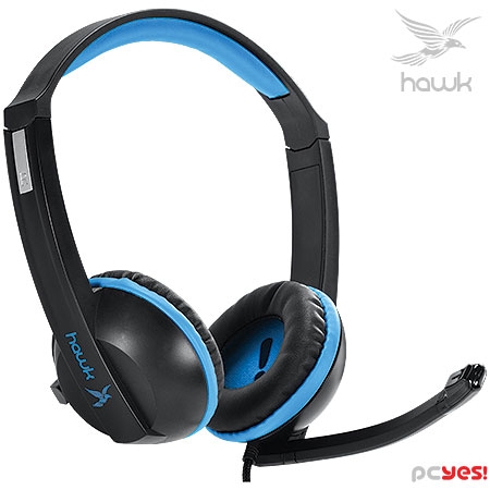 Headset Gamer Hawk 2.0 Azul C/Microfone 21834 - Pcyes