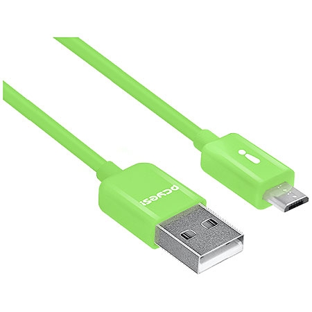 Cabo Micro USB 21679 Verde Linha Mobi - Pcyes