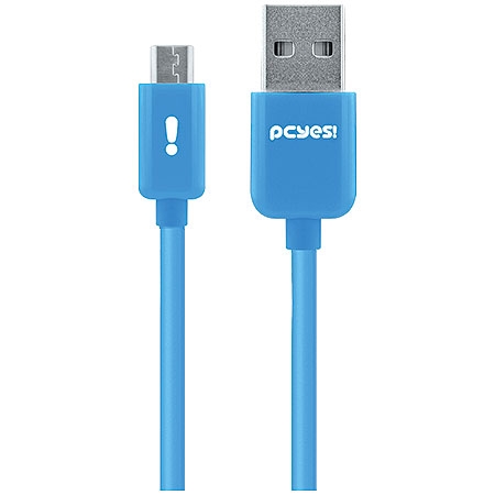 Cabo Micro USB 21678 Azul Linha Mobi - Pcyes