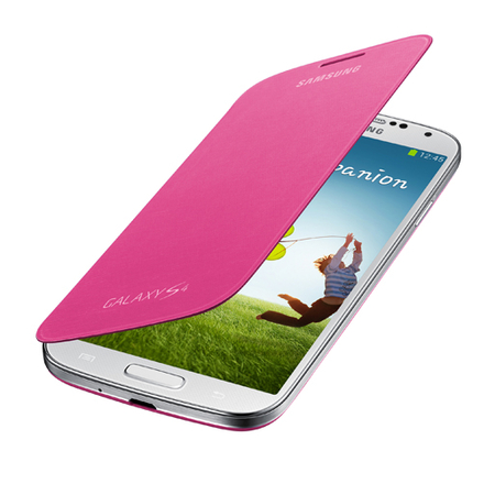 Capa Flip Cover Para Galaxy S4 Rosa EF-FI950BPEGWW - Samsung