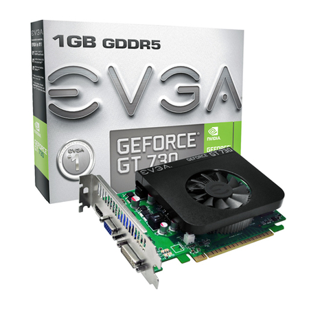 Placa de Vídeo Geforce GT730 1GB DDR5 128 bits 01G-P3-3736-KR - EVGA