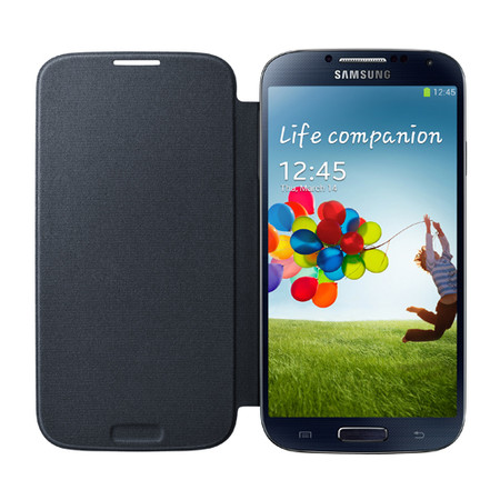 Capa Flip Cover para Galaxy S4 - EF-FI950BBEGWW Preto - Samsung