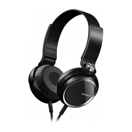 Headphone MDR-XB400 Preto - Sony