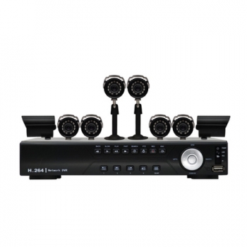 Kit Vigilancia Digital CFTV DVR 8 Canais e 8 Cameras CCD Sony - DK8-C1808CCD (17681-1) - Vonnic