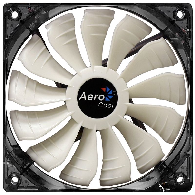 Cooler para Gabinete 12CM LED Branco AIR FORCE EN51462 - Aerocool