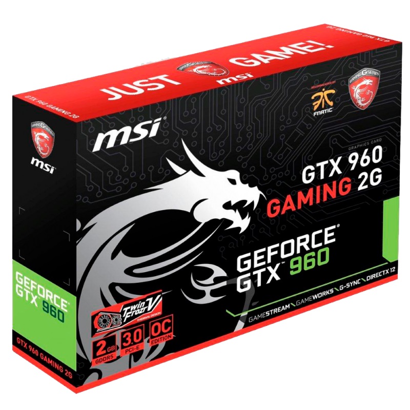 Placa de Vídeo Geforce GTX960 GAMING 2GB 128Bit DDR5 - MSI