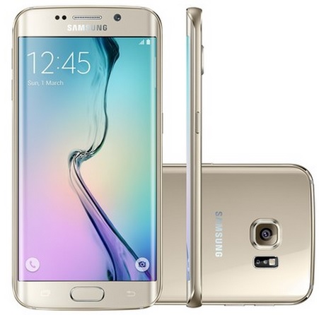 Smartphone Galaxy S6 Edge G925I, Proc Octa Core 1.8Ghz, Android 5.0, Tela Super Amoled 5.1, 64GB, Câmera 16MP, 4G Dourado - Samsung
