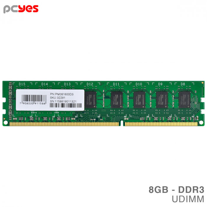 MEMÓRIA DESKTOP 8GB DDR3 1600MHZ PM081600D3 - PCYES