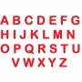 Letras em EVA Alfabeto Vermelho - 14cm