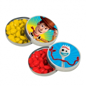 Adesivo Redondo para Lembrancinha Toy Story 4 - 30 Unidades