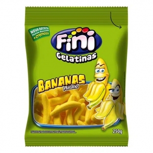 Bala de Gelatina Banana Fini - 250g
