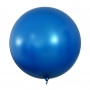 Balão Bubble Cromado Azul - 24 Polegadas