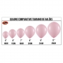 Balão Candy Color Rosa - 9 Polegadas - 25 Unidades