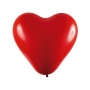 Balão Coração Vermelho 6 Polegadas - 50 unidades