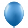 Balão Cromado Alumínio Azul - 9 Polegadas - 25 Unidades