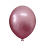 Balão Cromado Alumínio Rose - 5 Polegadas - 25 Unidades