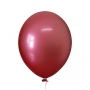 Balão Cromado Alumínio Vermelho - 5 Polegadas - 25 Unidades