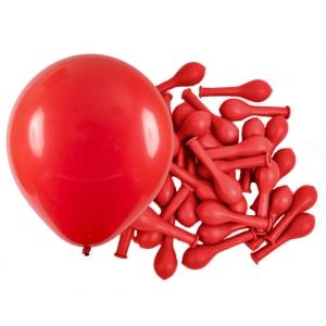 Balão de Látex Vermelho - 8 Polegadas - 50 Unidades