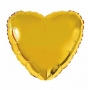 Balão Metalizado Coração Dourado - 18 Polegadas