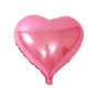 Balão Metalizado Coração Rosa - 10 Polegadas