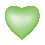 Balão Metalizado Coração Verde Neon - 18 Polegadas