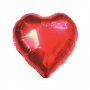 Balão Metalizado Coração Vermelho Metálico - 10 Polegadas