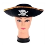 Chapéu de Pirata com Borda Dourada