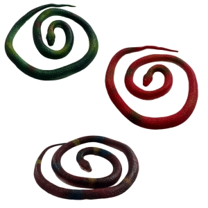 Cobra de Brinquedo Realista Colorida de Borracha
