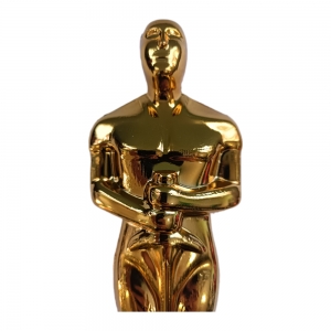 Estatueta Decorativa Oscar de Plástico - 34cm