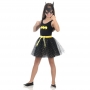 Fantasia Batgirl Infantil Dress Up com Máscara