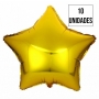 Kit 10 Balão Estrela Dourada