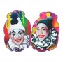 Kit Decorativo Carnaval Pierrot e Colombina - 2 Itens