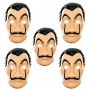 Máscara Salvador Dalí para Fantasias - 5 Unidades