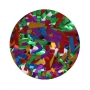 Lança Confete Retangular Colorido Metalizado - 30cm