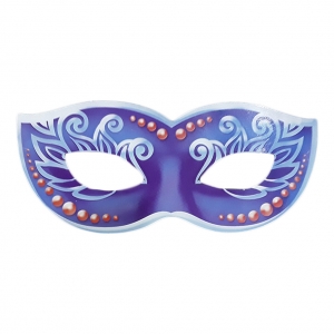 Máscara de Carnaval Veneziana Estampada - 4 Unidades
