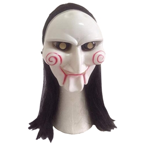 Máscara Jogos Mortais Jigsaw Branca