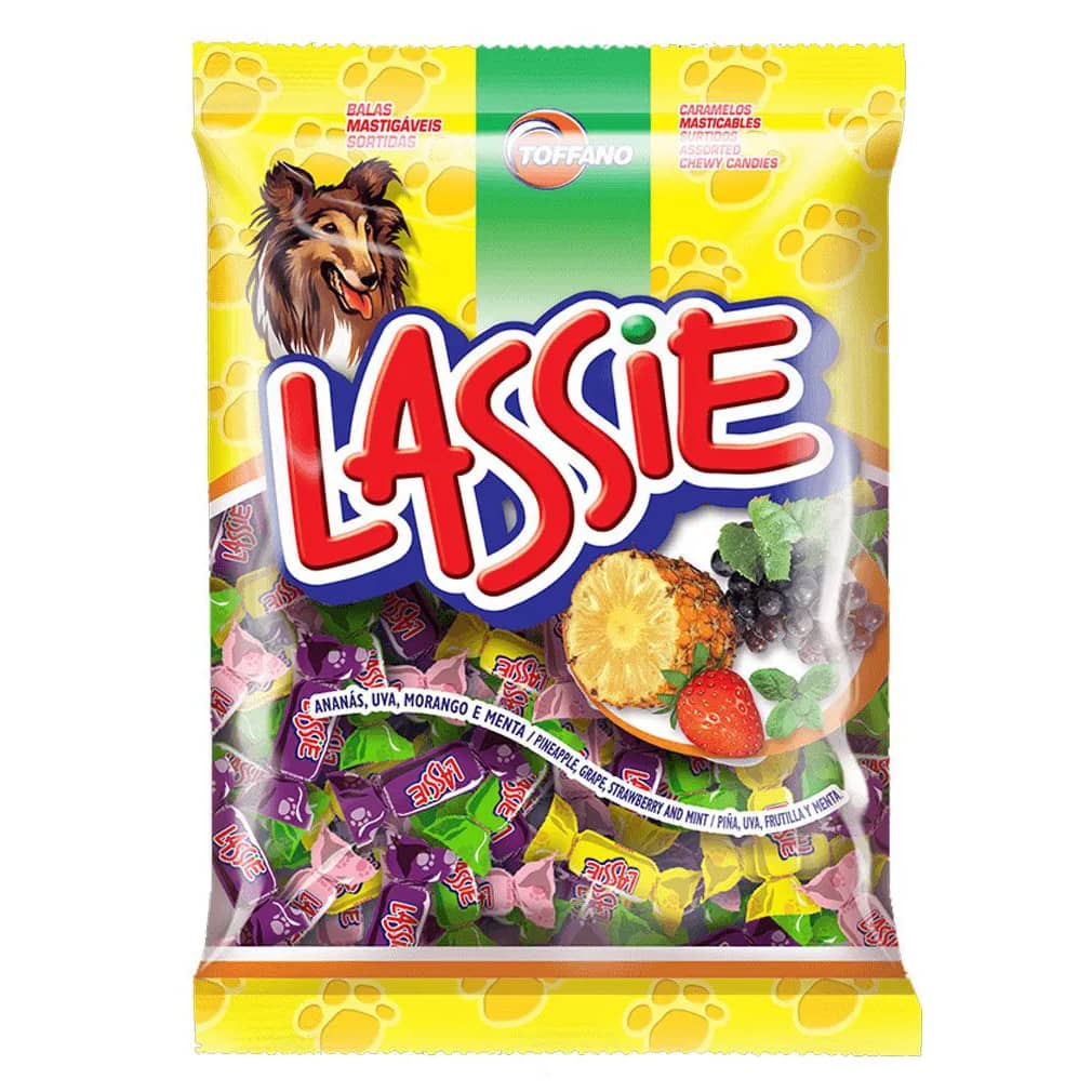 Bala Mastigável Frutas Sortidas Lassie - 600g