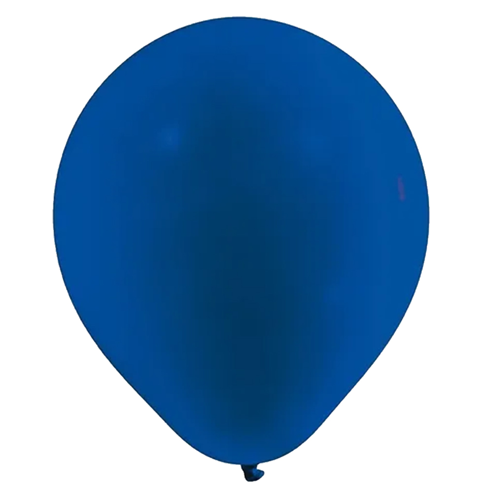 Balão de Látex Neon Azul - 9 Polegadas - 25 Unidades