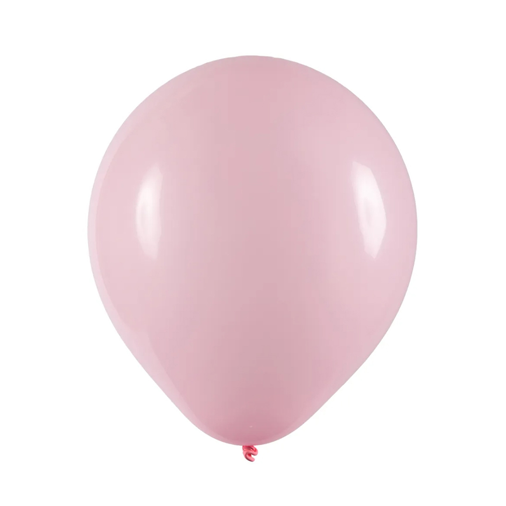 Balão de Látex Rosa Claro - 7 Polegadas - 50 Unidades